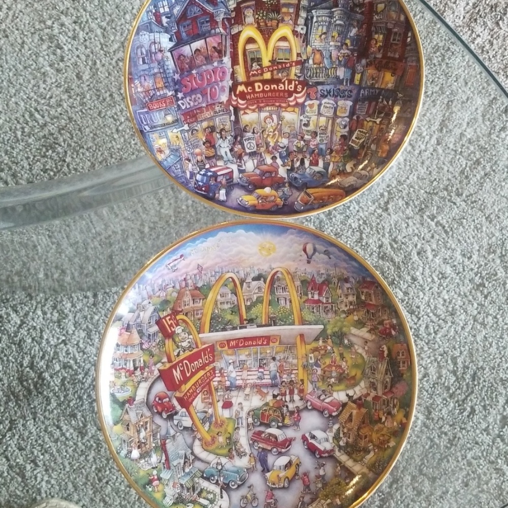 2 collectors plate